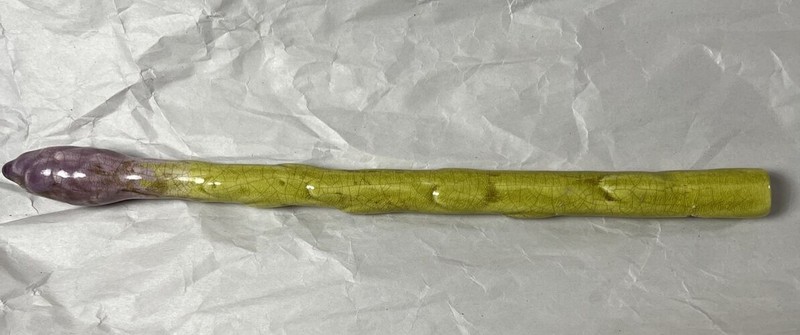 Ceramic Asparagus Stalk Foreside Home and Garden 13″ Unique + Weird!