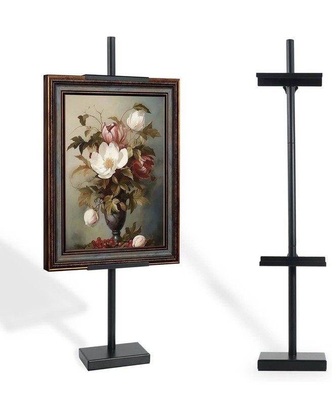 1Pcs Adjustable Tabletop Easel Stand for Picture Frames, Picture Easels for Disp