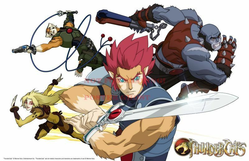 80’s Vintage Eighties Poster THUNDERCATS Poster 9 (20×30)