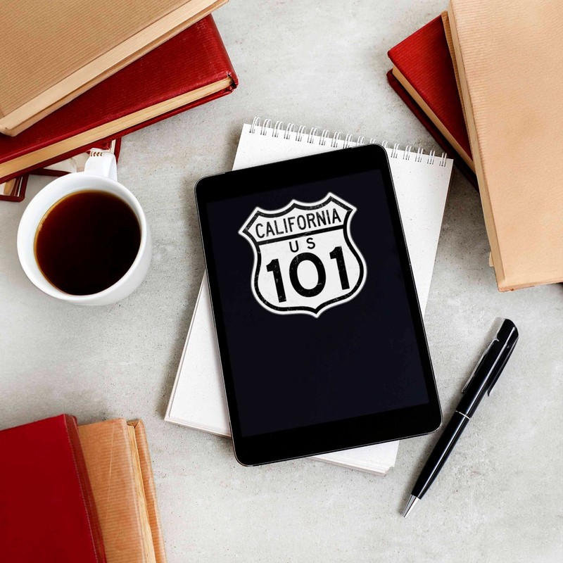 California Highway 101 Road Sign Sticker - Cool Los Angeles CA Decals gallery