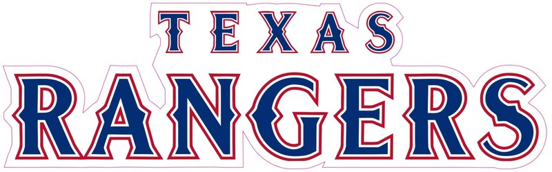 Texas Rangers Vinyl Decal Sticker Car Truck Bumper Tumbler Mug