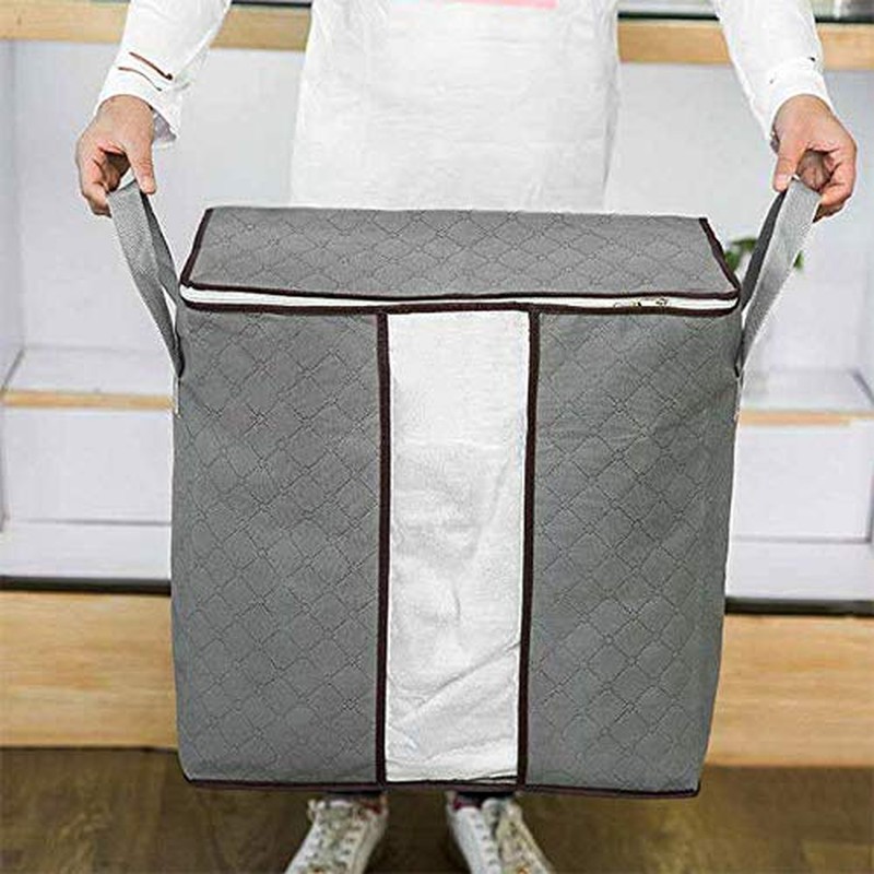 Szxc 2 Pack Foldable Erect Storage Bags Under Bed Closet Organizer 18 x 11 x ... gallery
