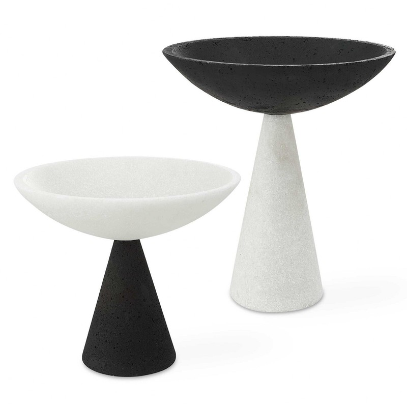 Antithesis – Bowl (Set of 2)-11.75 Inches Tall and 10.25 Inches Wide Uttermost