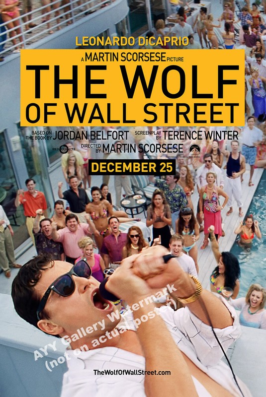 Wolf Of Wall Street (Style B) Movie Poster 24×36 inches