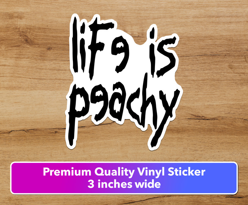 Korn Life is Peachy Vinyl Decal Rock Music Metal Band Car Laptop Guitar Sticker