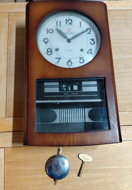 Concerto 31 Day Wall Clock