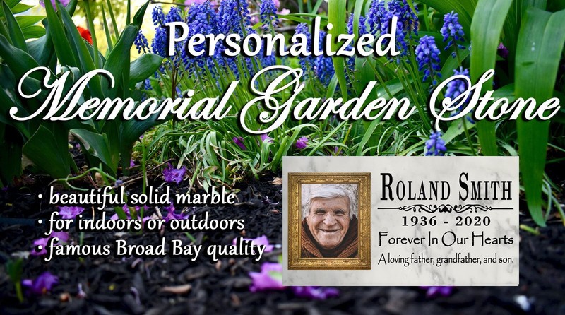 Picture Memorial Stone Loved One Loss Gift Custom Photo Marble Memory Plaque gallery