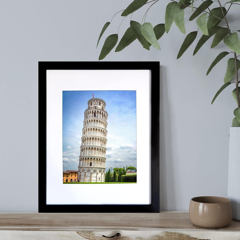 11X14 Picture Frame Set of 10, Display Pictures 8X10 with Mat or 11X14 Prints wi gallery