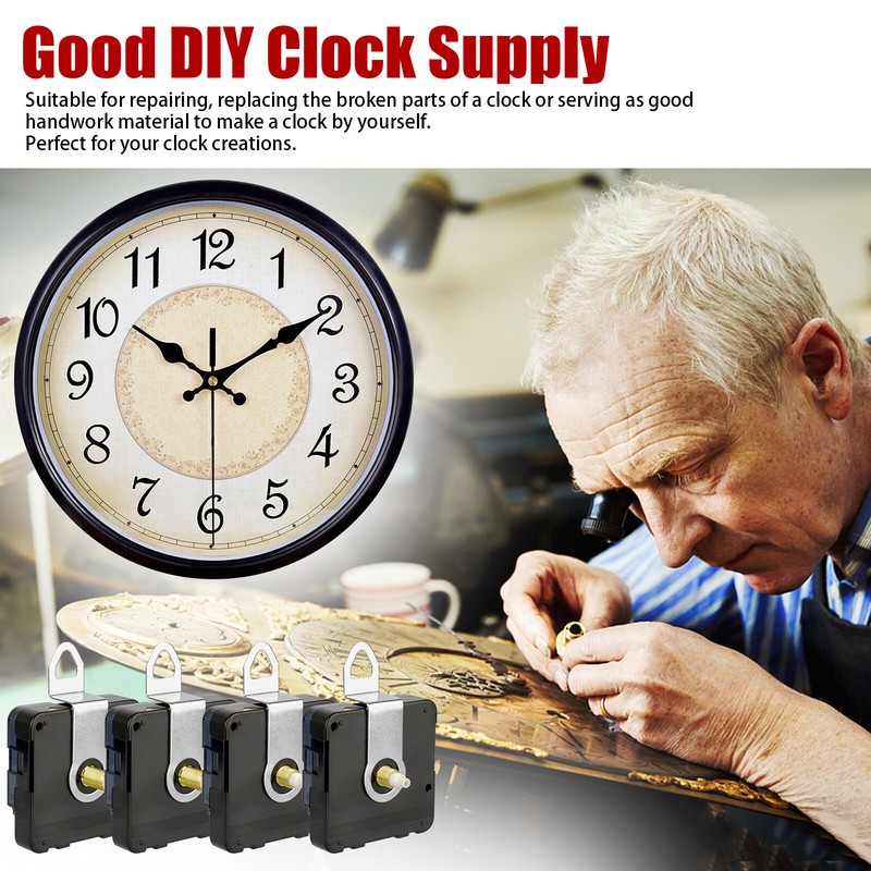Lots DIY Wall Quartz Clock Movement Mechanism Replacement Repair Kit Tool Parts gallery