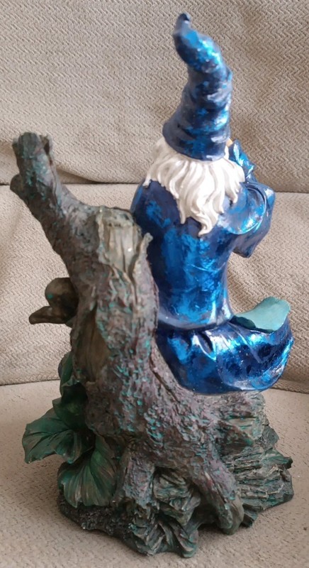 Vintage Merlin Wizard Statue 12" Large Figurine gallery