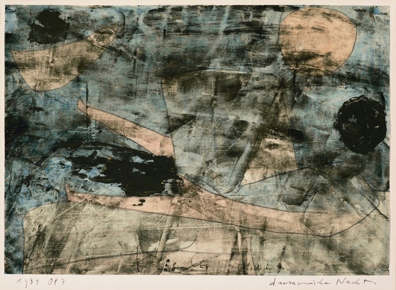Paul Klee Demonic Night 1939 Giclée Archival Print 11×17