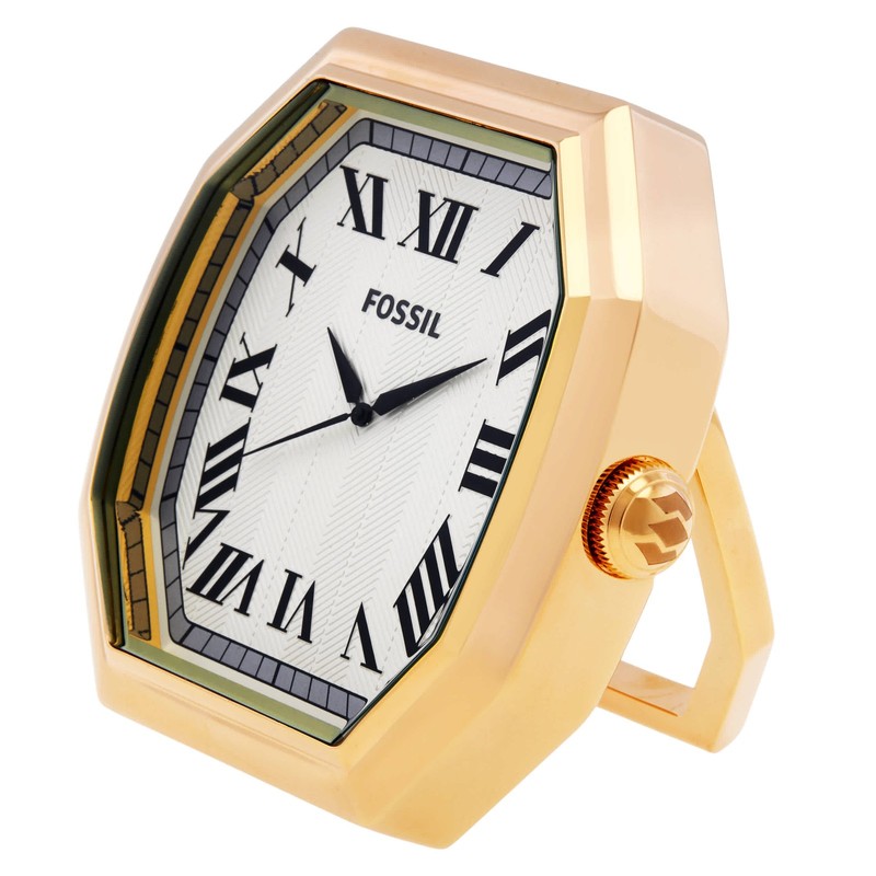 Fossil Quartz Cream Dial Table Clock ES5486 gallery