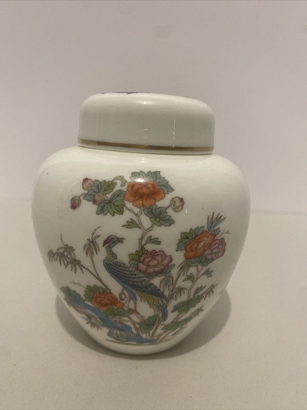 Wedgwood Bone China Kutani Crane Small Ginger Jar