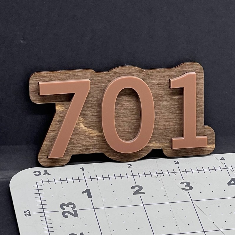 Custom Door Sign Numbers – 3D House Address Plaque Acrylic Home Number Sign gallery