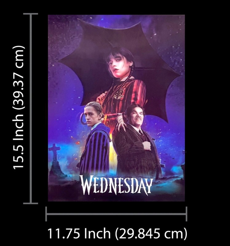 Wednesd-3D Poster 3D Lenticular Flip Effect,3 In One gallery