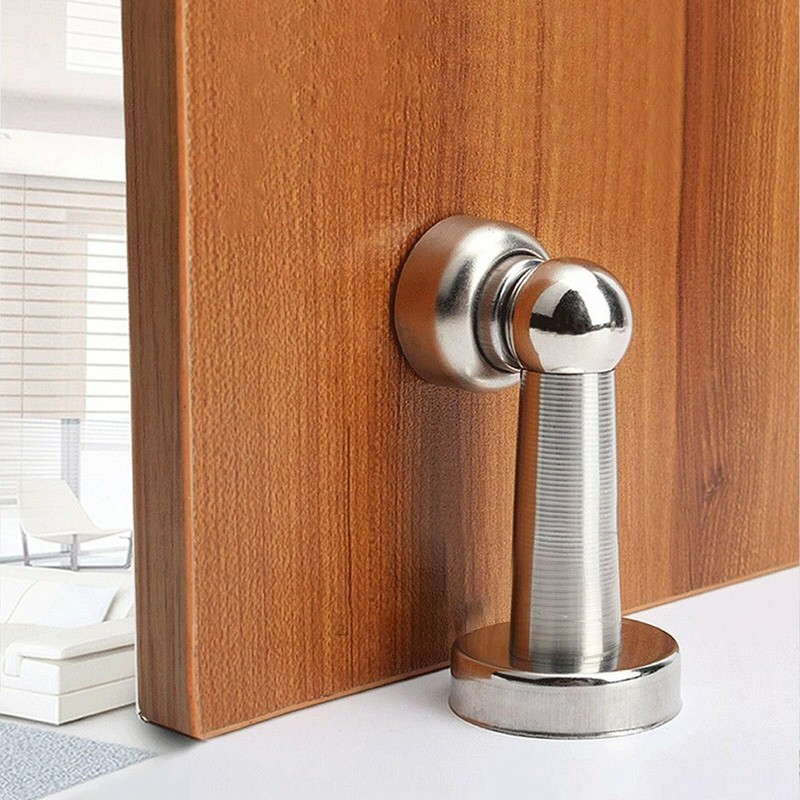 Wideskall 2 Packs Magnetic Door Stopper Magnetic Door Catch, Stainless Steel gallery