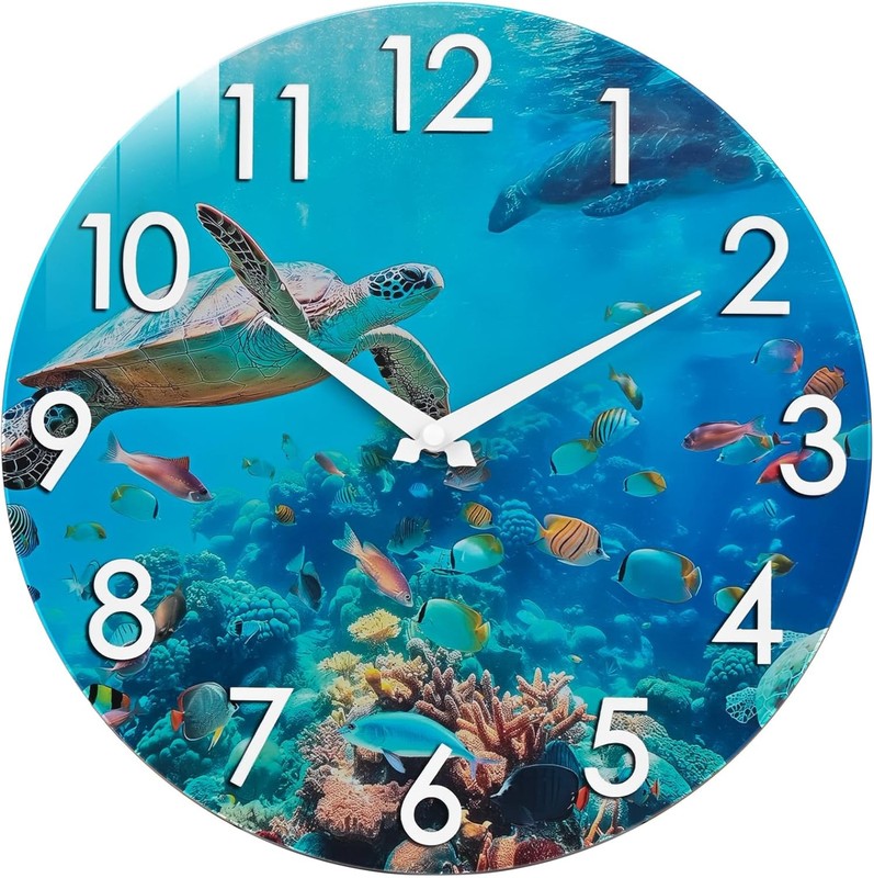 Outdoor Waterproof Clock, Suitable for Patios, Pools, and Gardens