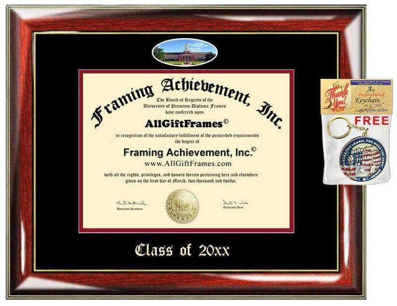 Graduation Diploma Frame Gift Embossed Oklahoma State University College Degree