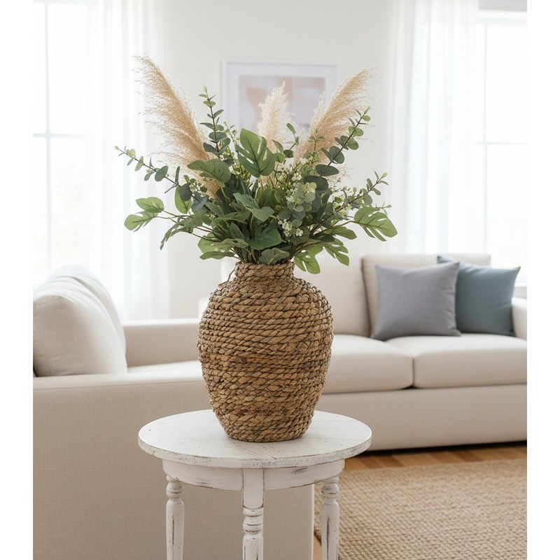 Threshold Woven Boho Decorative Rope Basket Natural Tan