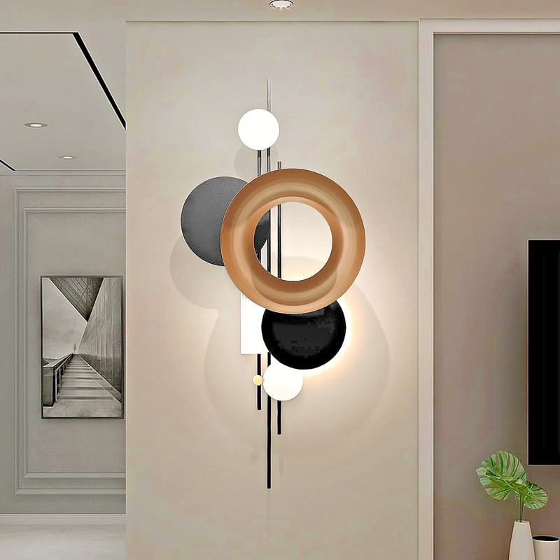 Wall Art, 41" Modern, Metal, 3D, Lighted, Wall Art, Unique Design, gallery