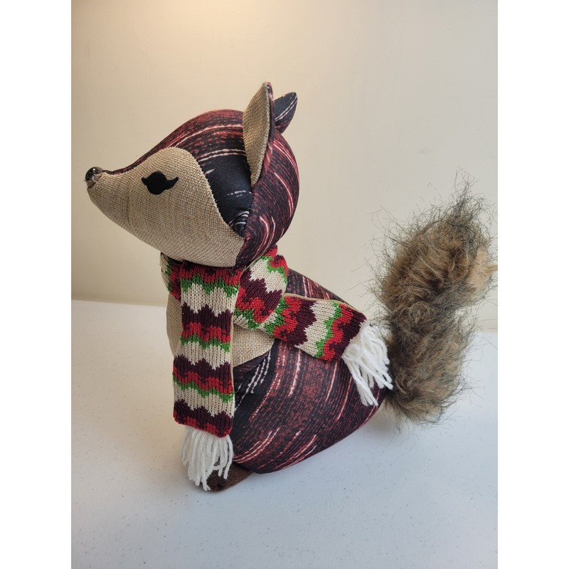 Rustic Woodland Fox Plush Fall Autumn Farmhouse Decor Stuffed Animal Fox gallery