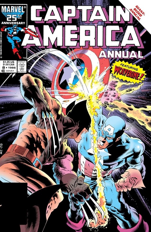 CAPTAIN AMERICA ANNUAL #8 COMIC BOOK COVER Poster print 16″x24″ home decor