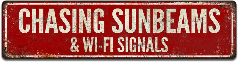 Vintage Metal Sign Wall Art Street Signs, 16 X 4 Inches, Retro Plaque Decor for