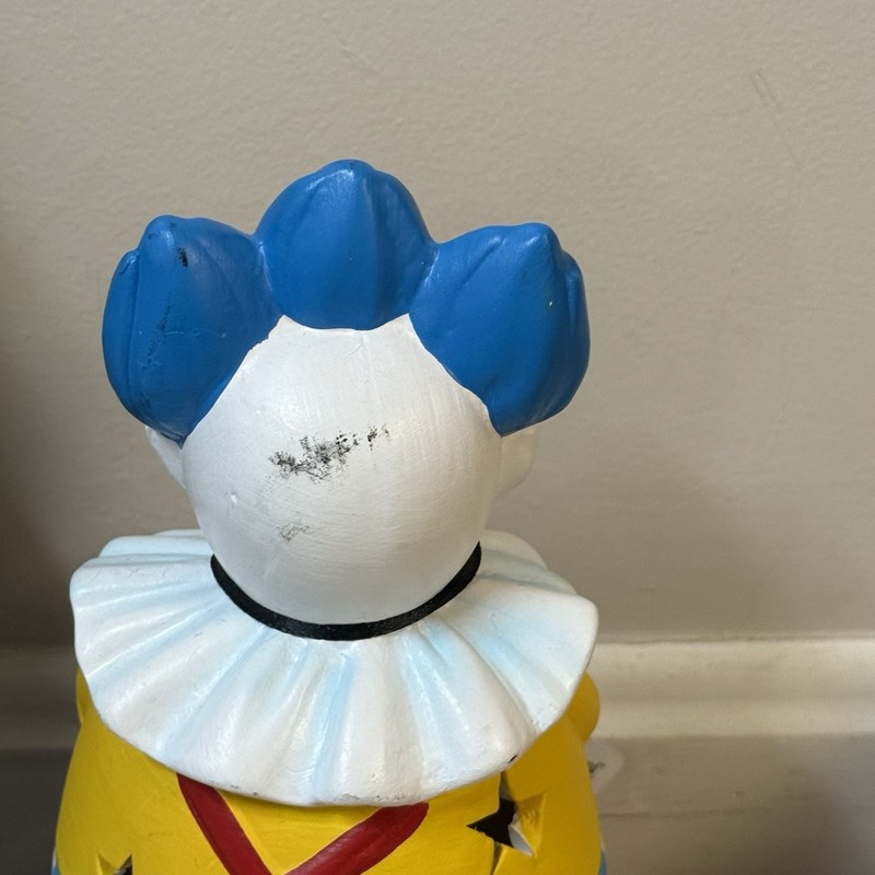 2 Rare Killer Clowns Halloween Decor Discontinued Light Up Table Circus Clown gallery