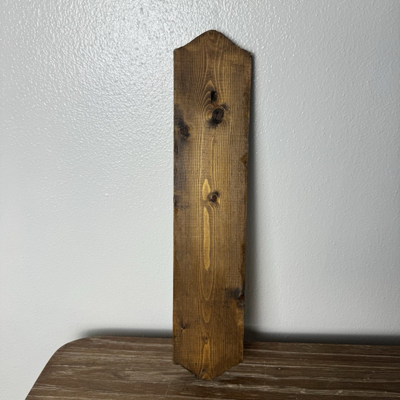Rustic Wall Mount Wooden 2 Peg Rack Key Holder gallery