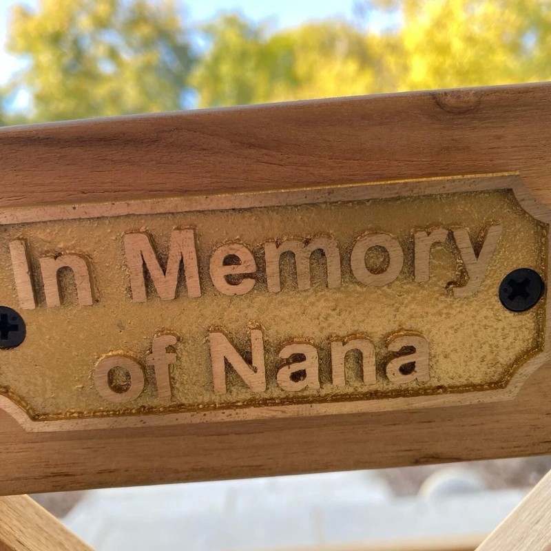Personalized Brass Plaque - Ideal for Recognition Plaques, Name Plates, and sign gallery