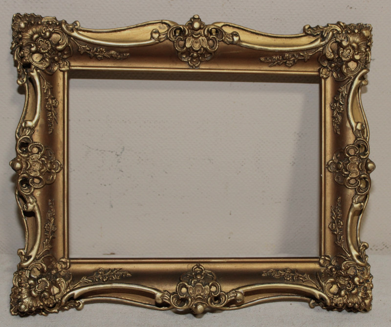 SM ANTIQUE FIT 6 X 8 FRENCH BAROQUE PICTURE FRAME ORNATE WOOD GOLD GILT FINE ART gallery