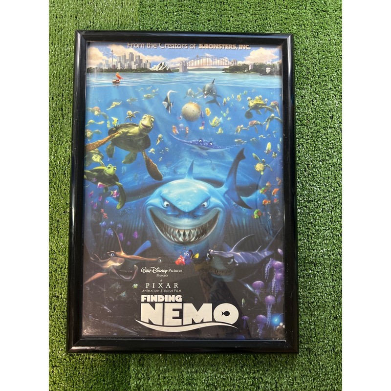 Finding Nemo Framed Movie Poster Art Walt Disney Pixar Film Decor