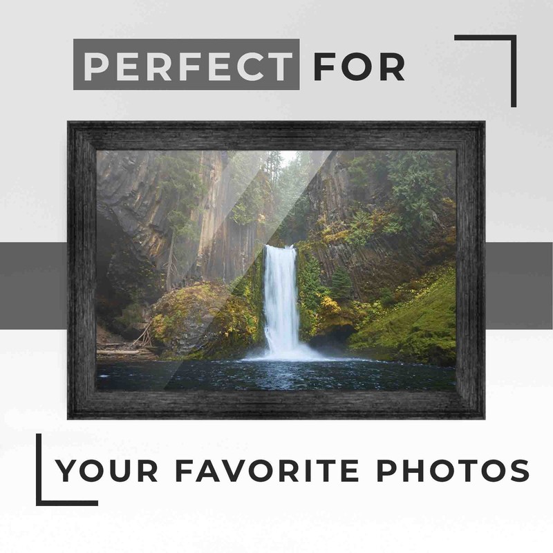 24x40 Frame Black Real Wood Picture Frame Width 1.5 inches | Interior Frame Dept gallery