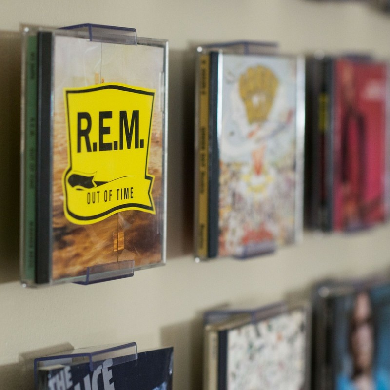 CDMount™ CD, License Plate 8 Track Wall Frame Display & Shelf Stand - Adjustable gallery