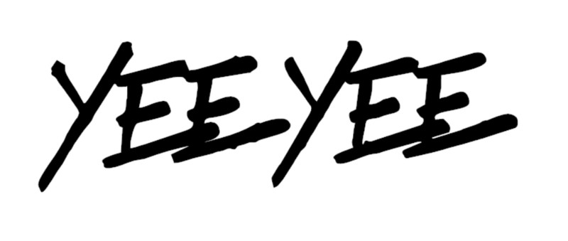 Yee Yee Decal Sticker – Multiple Sizes & Colors – Outdoors Hunting Mudding Fish