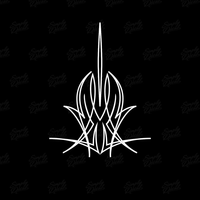 Hot Rod Pinstripe Decal – Vinyl Pinstripe Scrolls for Car Truck and Motorcycle