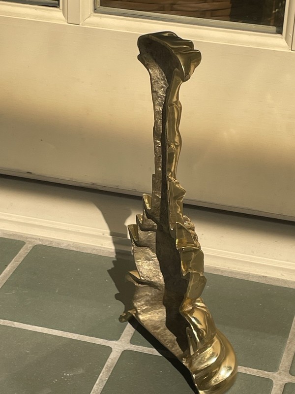 VTG. Mottahedeh Solid Brass Door Stopper . Historic Natchez Foundation . gallery