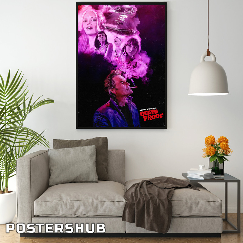 Death Proof Tarantino Premium Poster Gift Fan gallery