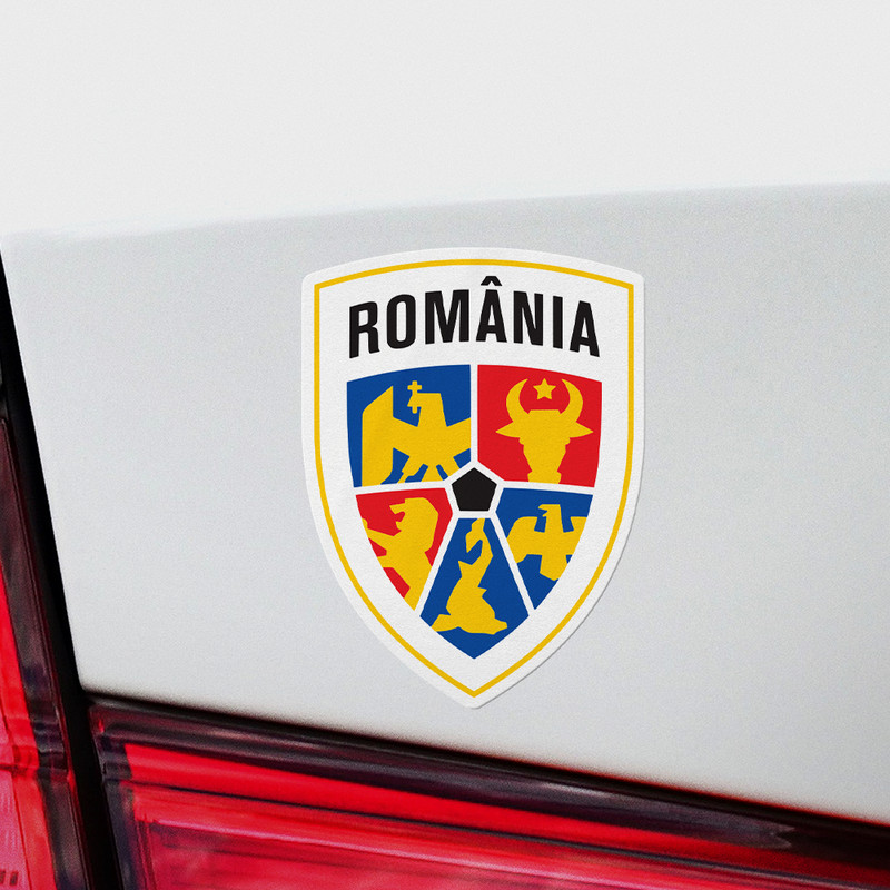 (4 Pack) Romania Soccer Vinyl Sticker Decal Football Futbol National Team gallery