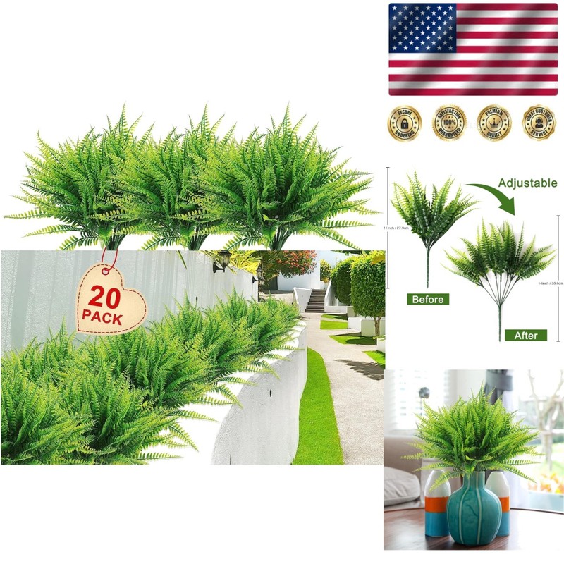 20 Durable Artificial Fern Plants – Easy Care Greenery for Home and Office