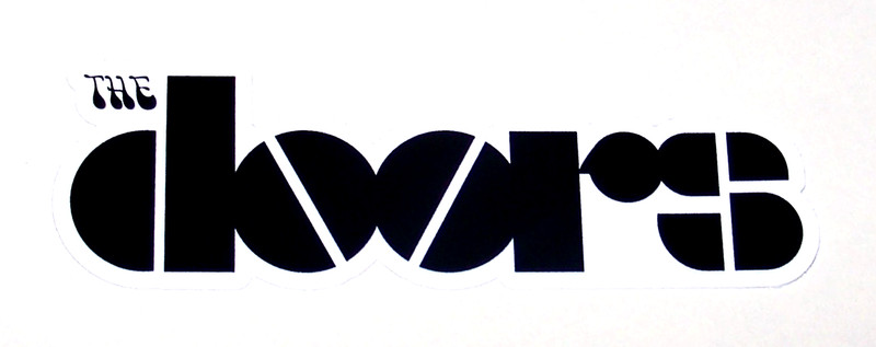 The Doors - LARGE Die Cut Sticker Decal Music Band Classic Rock Jim Morrison