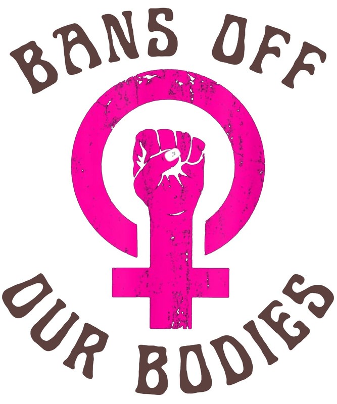 6” Women’s Rights Sticker Bans Off Uterus Roe V Wade Pro Choice Equality Civil