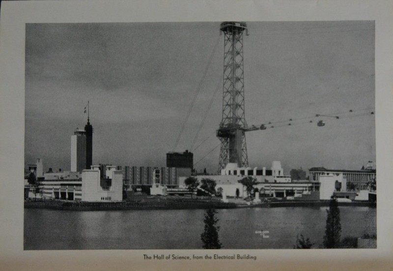 Antique Art Print Chicago Worlds Fair General Exhibits 1933 American History gallery