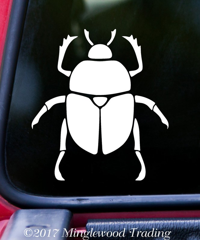 SCARAB BEETLE Vinyl Decal Sticker - Bug Amulet Ancient Egypt Insect gallery