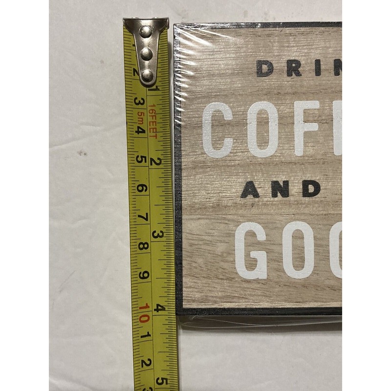 BUT FIRST COFFEE Wood Home Cafe Kitchen Decor Coffee Shop Bar Signs SET OF 3 gallery