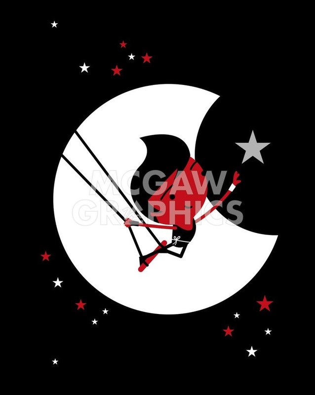 Star Catcher Moon Child, Spencer Wilson, Wall Decor Art Print 14″ x 11″ 1864