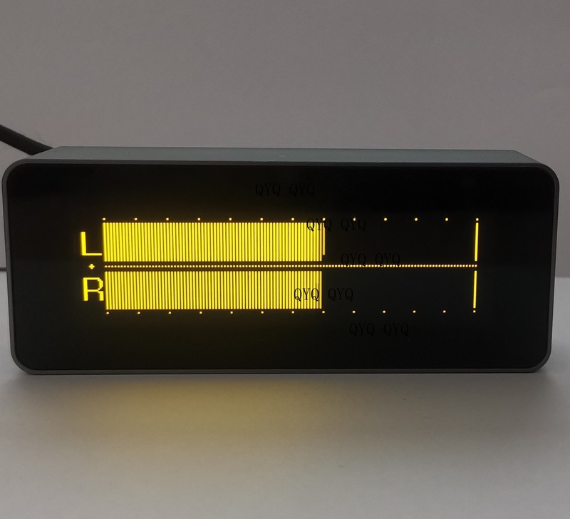 Hi-end OLED Sound Level Meter Audio Spectrum Analyzer Dot Matrix Digital Clock gallery