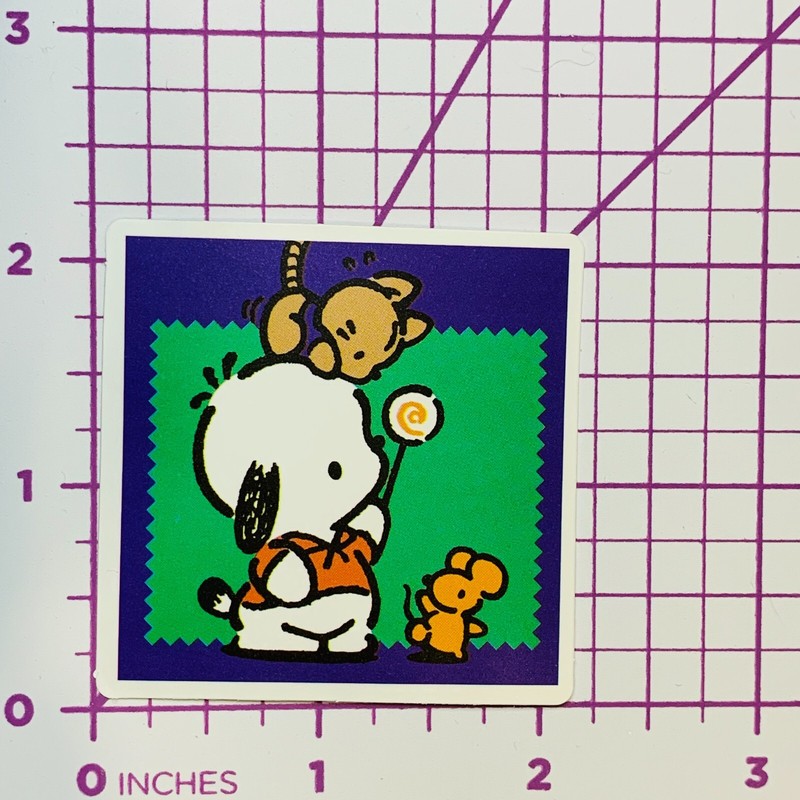 Pochacco & Friends With Balloon – Vinyl Decal Sticker Bomb Sanrio Kawaii