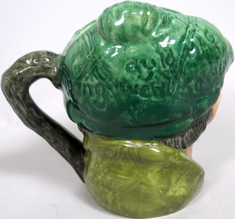 Vtg Royal Doulton Toby Mug Auld Mac Mini Cup Bang Went Saxpence 3in No Damage gallery