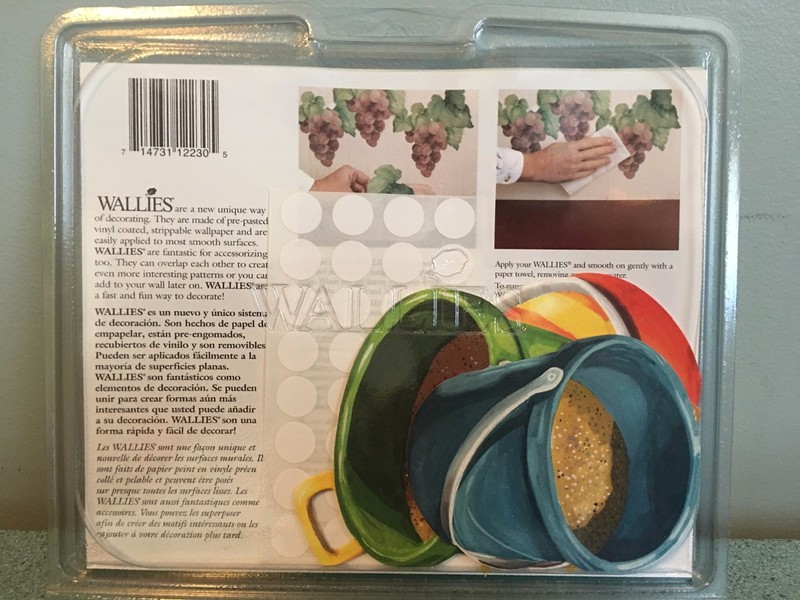 Wallies Wall Paper Cut Outs 25pkg Sand Buckets Beach 4" Pre-pasted Washable gallery
